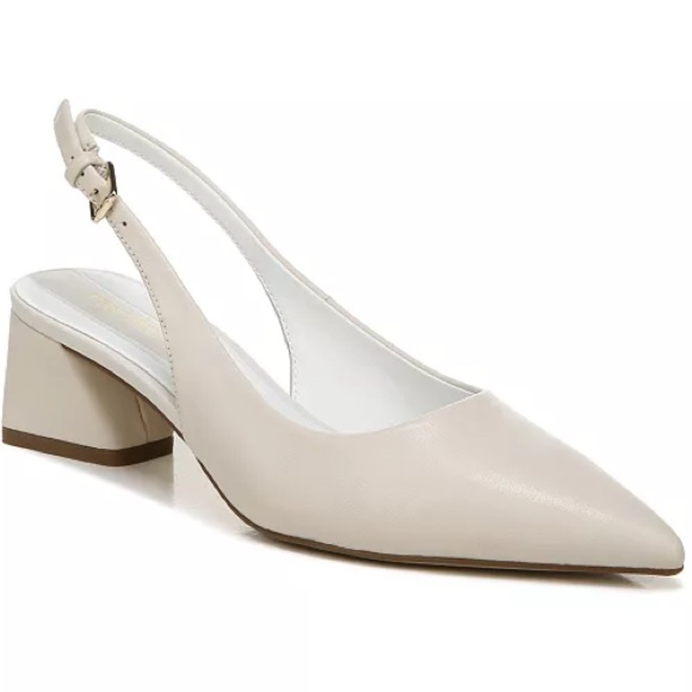 FRANCO SARTO RACER SLINGBACK PUMPS